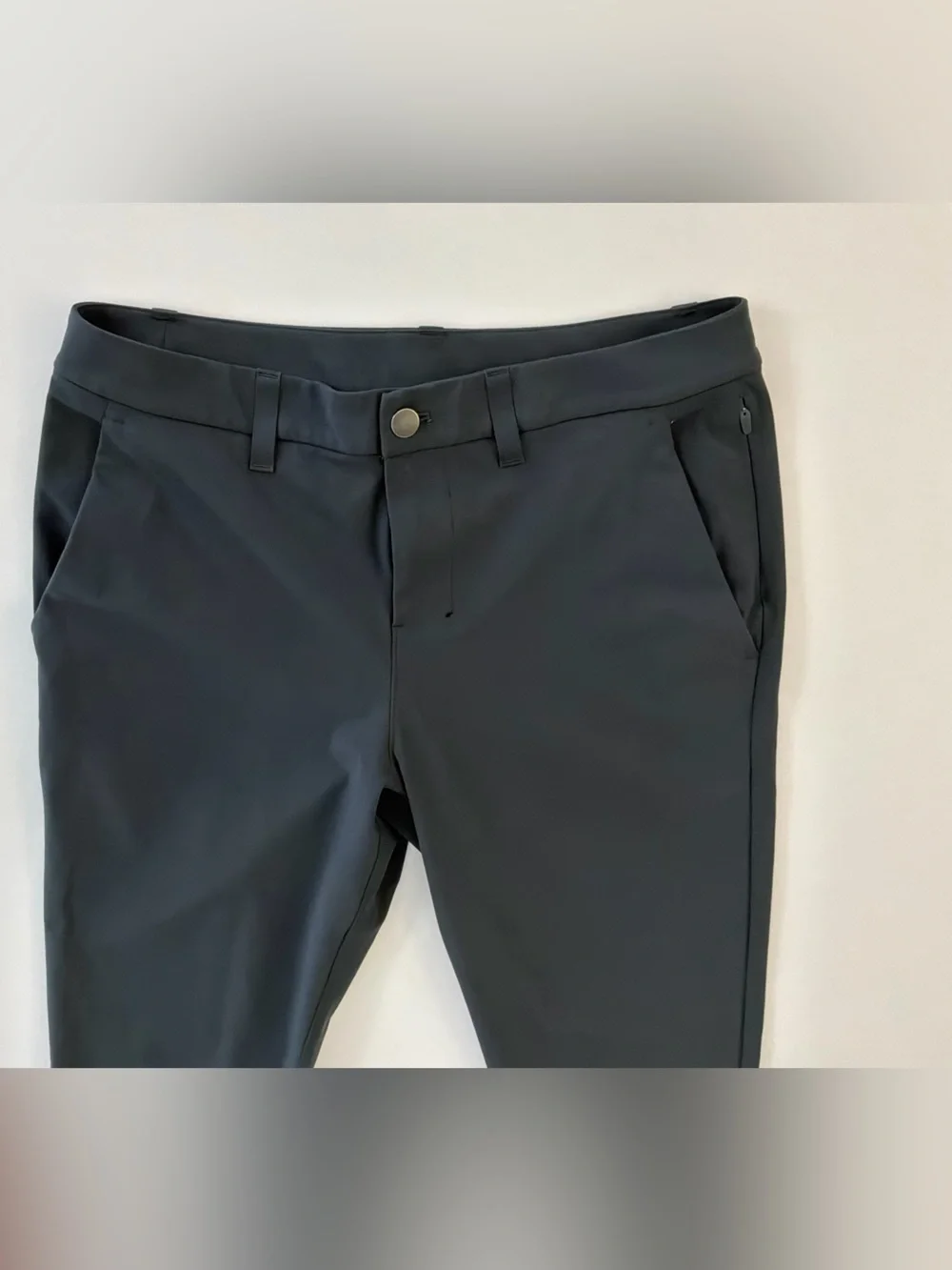 Lululemon Commission Pant Slim Warpstreme Black Mens 29x31 Stretch